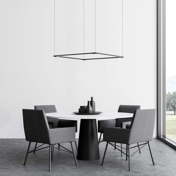 Z-Bar Square Pendant Light