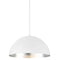 Yolo Pendant Light  option White with Silver Leaf