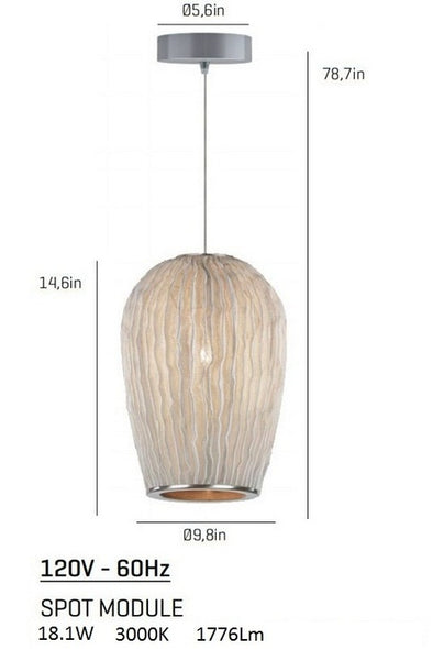Coral Galaxea Pendant Light