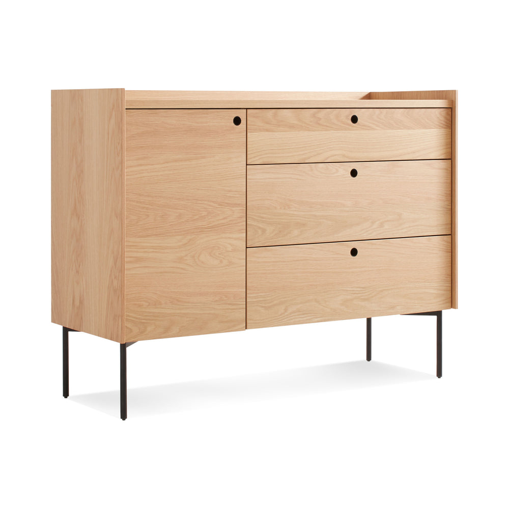 Peek 1 Door 3 Drawer Credenza