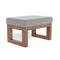 Joya Ottoman  option Walnut