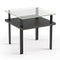 Terrace End Table  option 1156 CRL - Charcoal Stained Ash