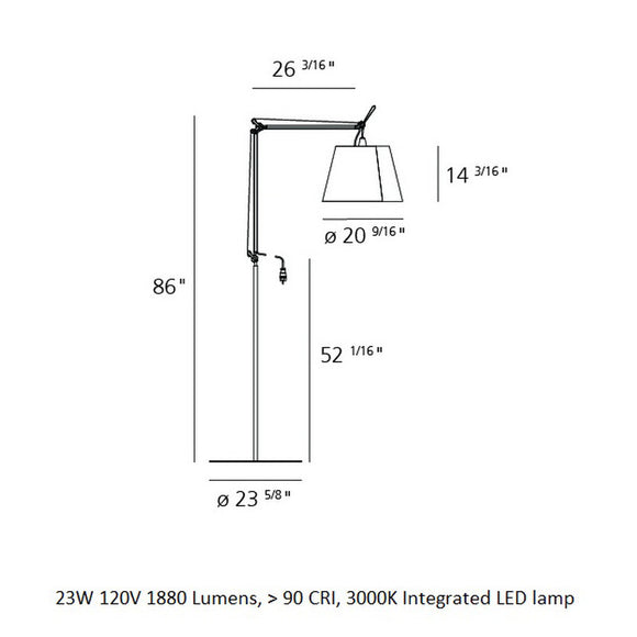 Tolomeo Mega Outdoor Floor Lamp