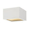 Kube Outdoor Flush Mount  option Satin White