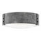 Sawyer Flush Mount  option Aged Zinc / Distressed Black