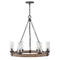 Sawyer Outdoor Chandelier  option Sequoia / Iron Rust