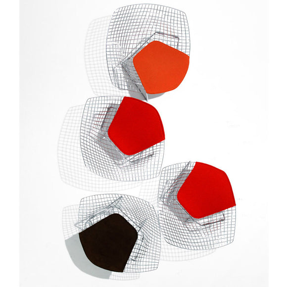 Knoll Bertoia Diamond Chair with Seat Cushion 2Modern