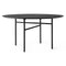 Snaregade Round Table  option Black / Black Veneer