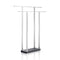 Menoto Towel Rack Wide  option Polished Stainless Steel