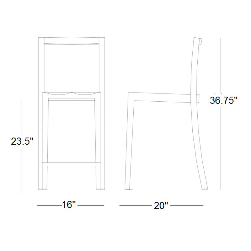 Icon Bar and Counter Stool