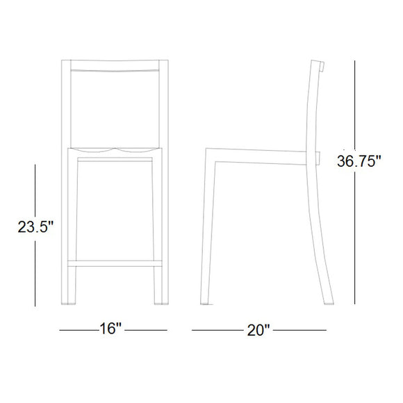 Icon Bar and Counter Stool