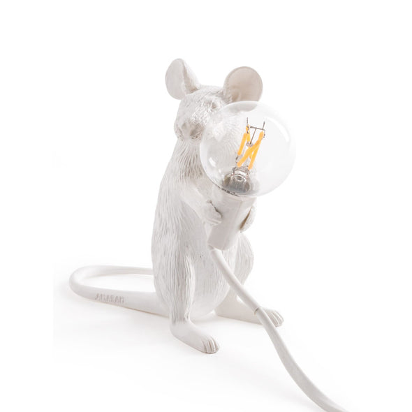 White hotsell mouse lamp