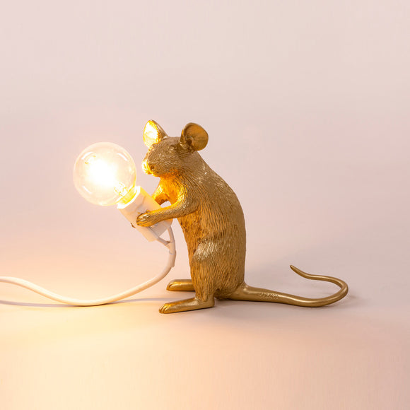 Mouse Sitting Lamp