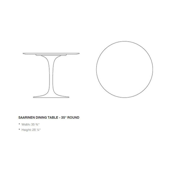 Saarinen Round Dining Table