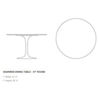 Saarinen Round Dining Table