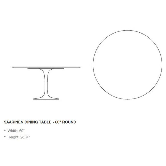 Saarinen Round Dining Table