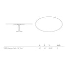 Saarinen Oval Dining Table