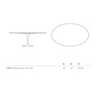 Saarinen Oval Dining Table