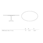 Saarinen Oval Dining Table