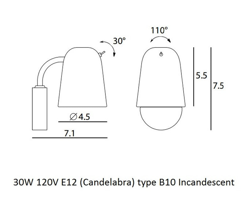 Dobi Wall Light