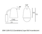 Dobi Wall Light