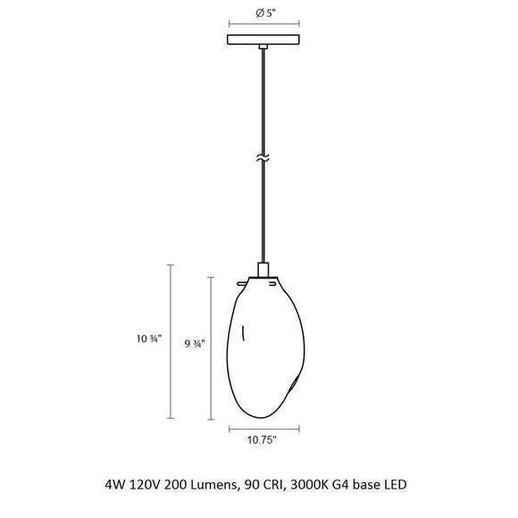 Liquid LED Pendant Light
