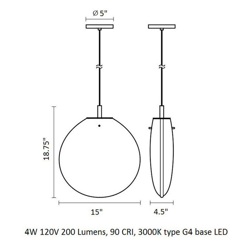 Cantina LED Pendant Light