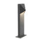 Inside-Out® Triform Compact 1-Light LED Bollard  option Textured Gray