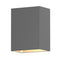 Inside-Out® Box Wall Light  option Textured Gray