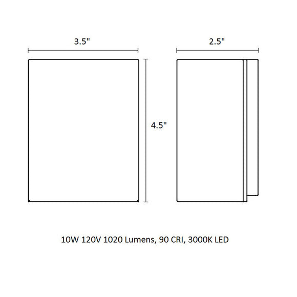 Inside-Out® Box Wall Light