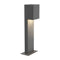 Inside-Out® Box LED Bollard  option Textured Gray