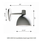 Toldbod 6.1 Outdoor Wall Light