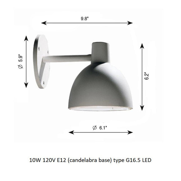 Toldbod 6.1 Outdoor Wall Light