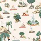 Forest Yoga Wallpaper Sample Swatch