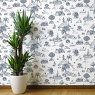 Yoga Toile Wallpaper