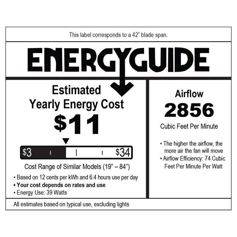 Altus 42 Inch Flush Mount LED Ceiling Fan