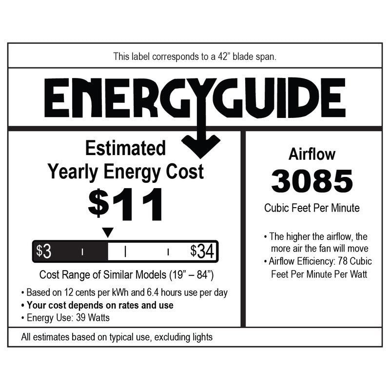 Ball 42 Inch LED Ceiling Fan