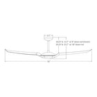 IC/Air Two Blade DC Ceiling Fan