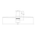 Velo Flush Mount DC Ceiling Fan