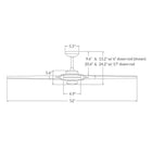 Torsion 52 Inch Ceiling Fan