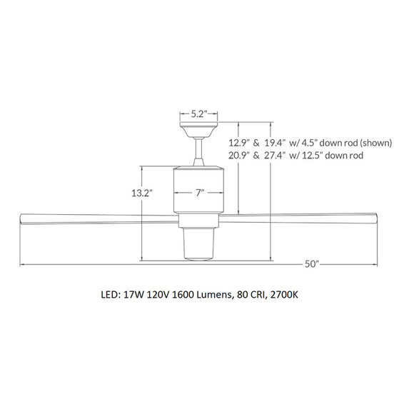 Lapa LED Ceiling Fan