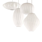 Nelson Saucer Crisscross Bubble Pendant Light