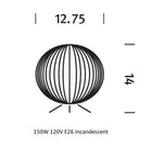 Nelson Ball Tripod Lamp