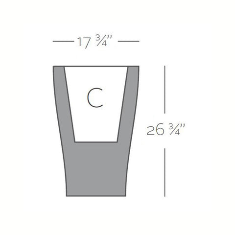 Illuminated Curvada Planter