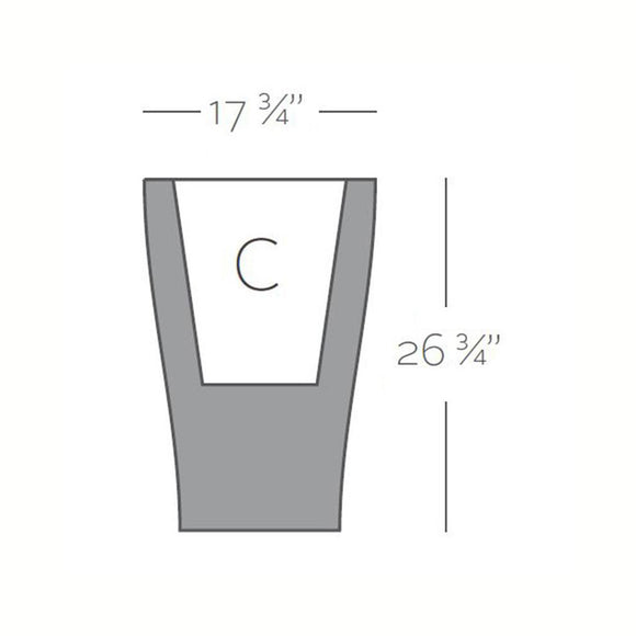 Illuminated Curvada Planter