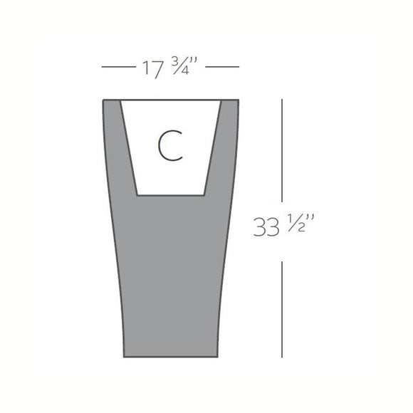 Illuminated Curvada Planter