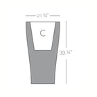 Illuminated Curvada Planter