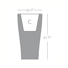Illuminated Curvada Planter