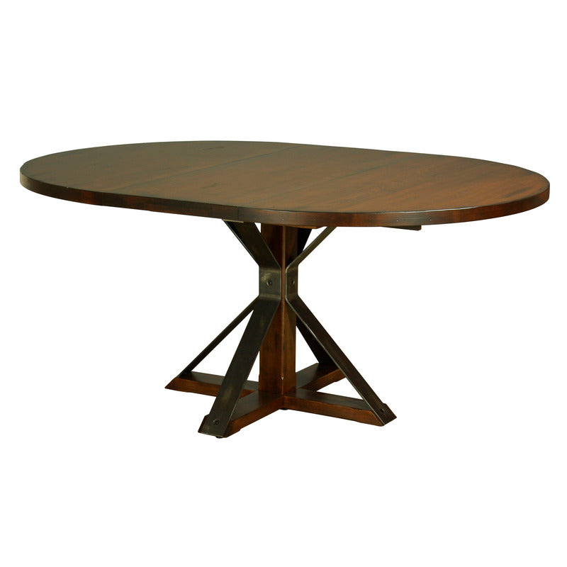 Saloom Furniture Cambridge Round Extendable Dining Table 2Modern