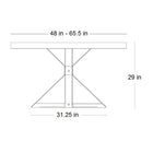Cambridge Round Extendable Dining Table